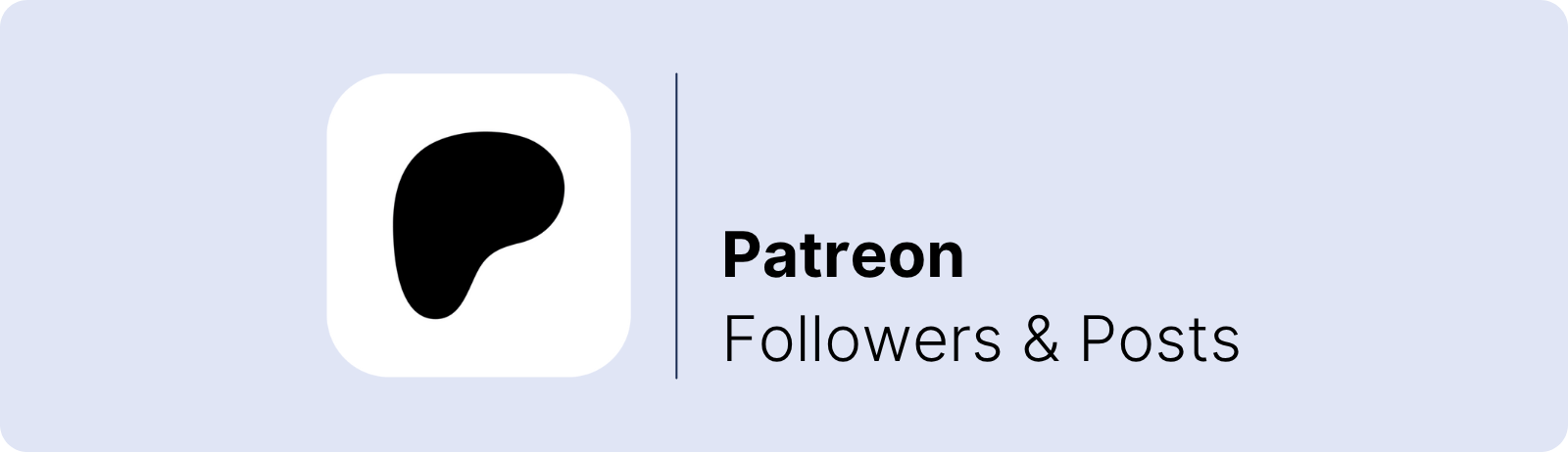 Patreon now connected to Soundcharts