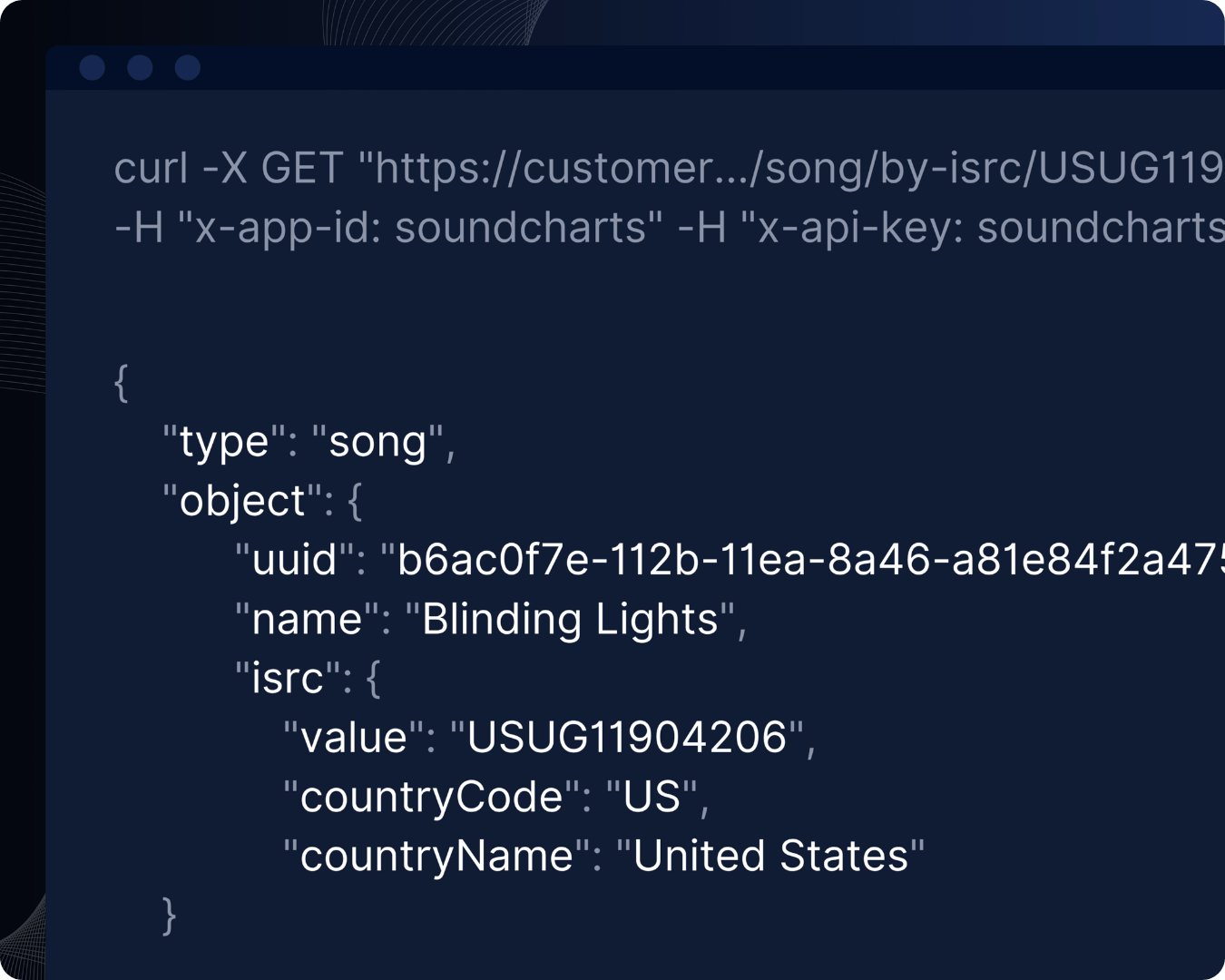 Find a song with the ISRC API